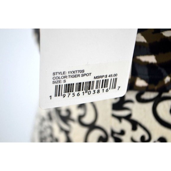 SAGE COLLECTIVE Women's Workout Sports Bra SIZE SMALL Tiger Spot NWT - Picture 5 of 5